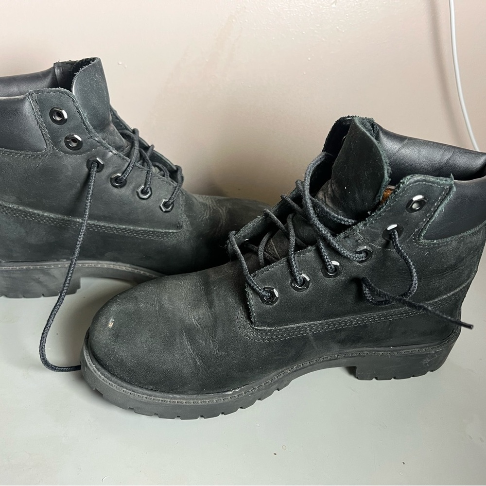 Black Timberland Boots